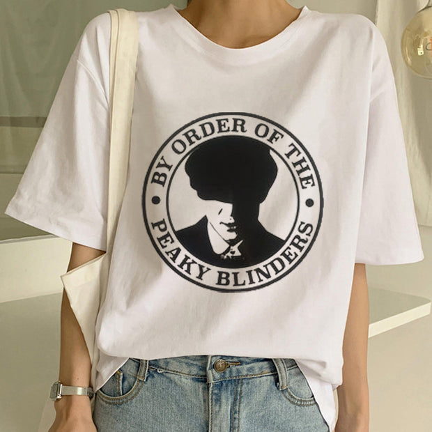 Women's Personalized Letter Printed T-shirt