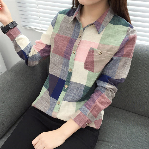 Women's Blouses Kimono Vintage Linen Cotton