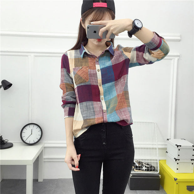 Women's Blouses Kimono Vintage Linen Cotton