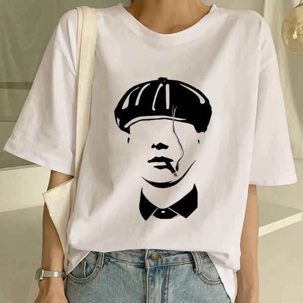 Women's Personalized Letter Printed T-shirt