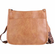Women Fashion Leather Crossbody Bag Shoulder Bag Casual Handbag With Flexible Wearing Styles Adjustable Guitar Strap