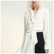 Tailored blazer jacket suit