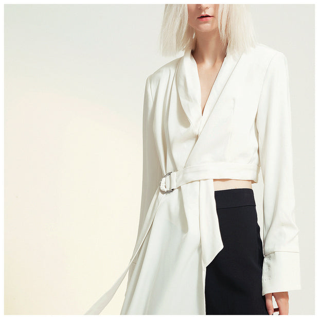 Tailored blazer jacket suit