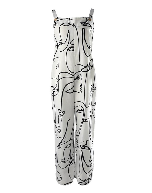Floral Print Relaxed Fit Jumpsuit