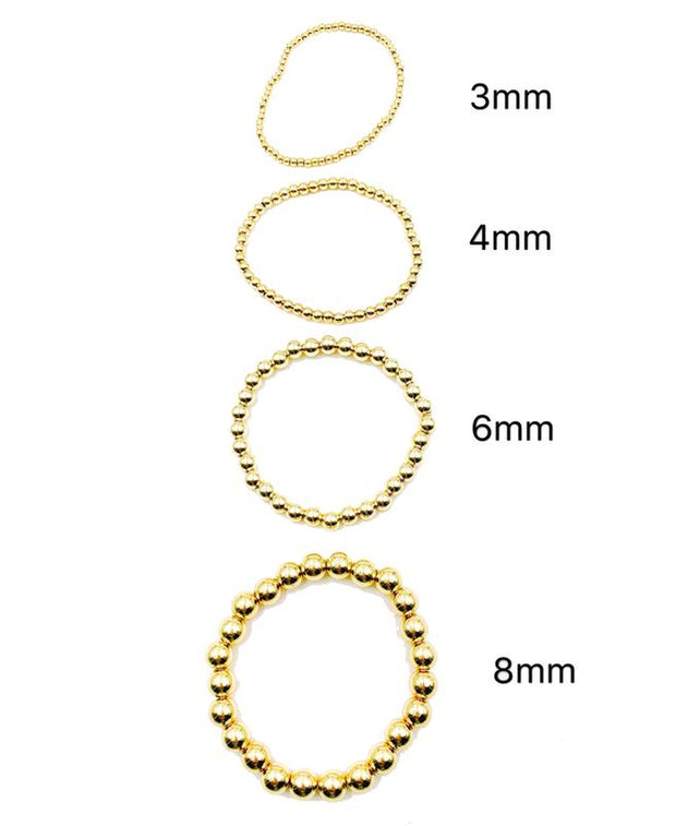 Gold Beaded Bracelet Jewelry