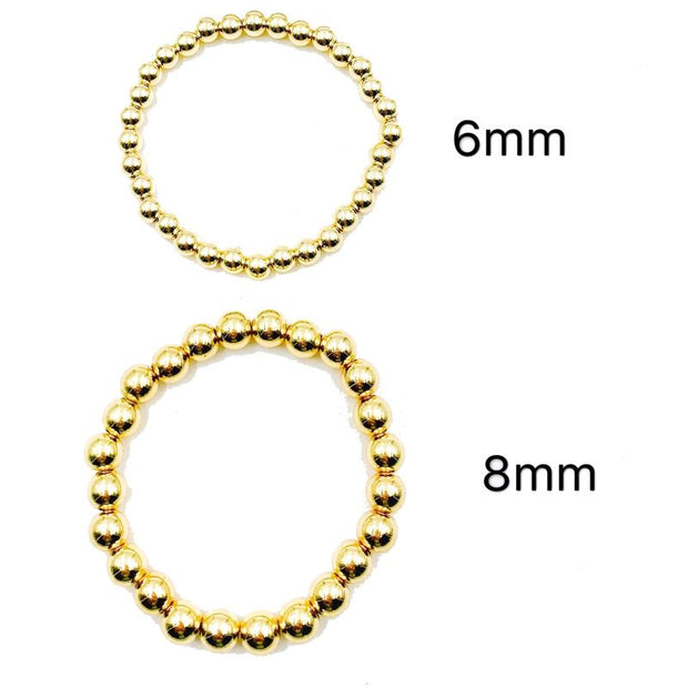 Gold Beaded Bracelet Jewelry