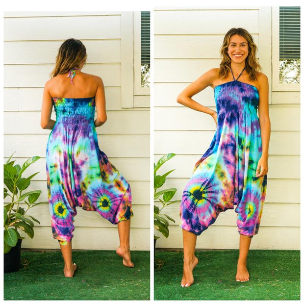 Hand Dyed Harem Jumpsuit