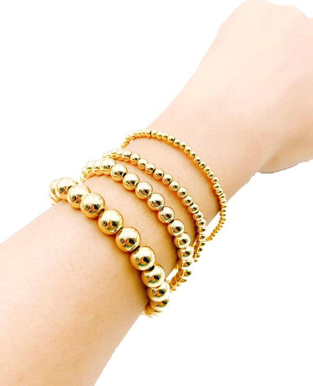 Gold Beaded Bracelet Jewelry