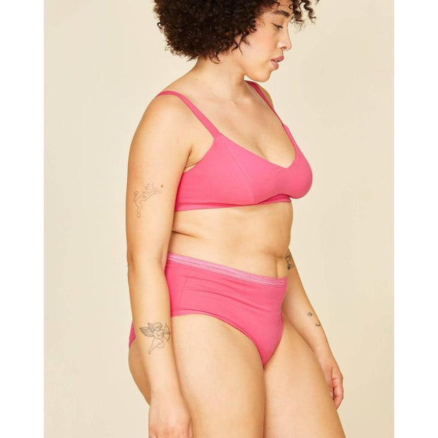 Organic Cotton Triangle Soft Bra in Aurora