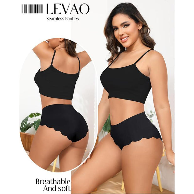 Women'S Seamless High Waisted Underwear Full Coverage 