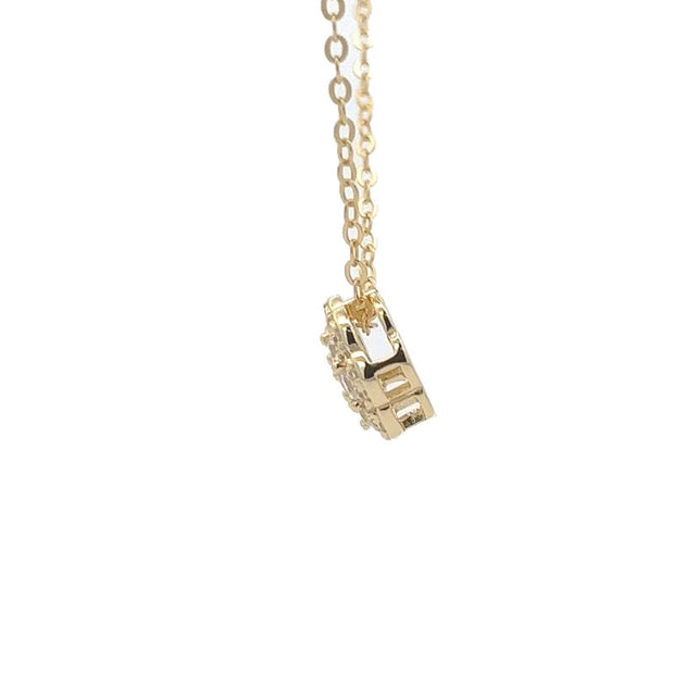 Sterling Silver Simulated Diamond CZ Necklace for Women