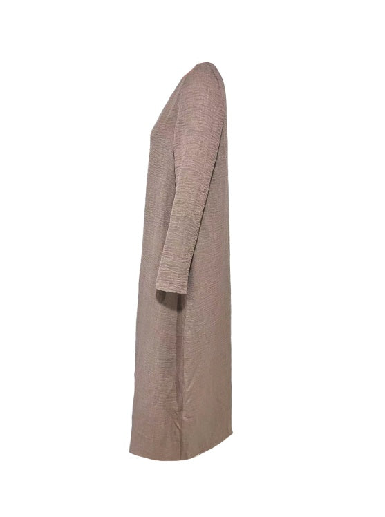 Women's V-neck Solid Color Fashionable Dress