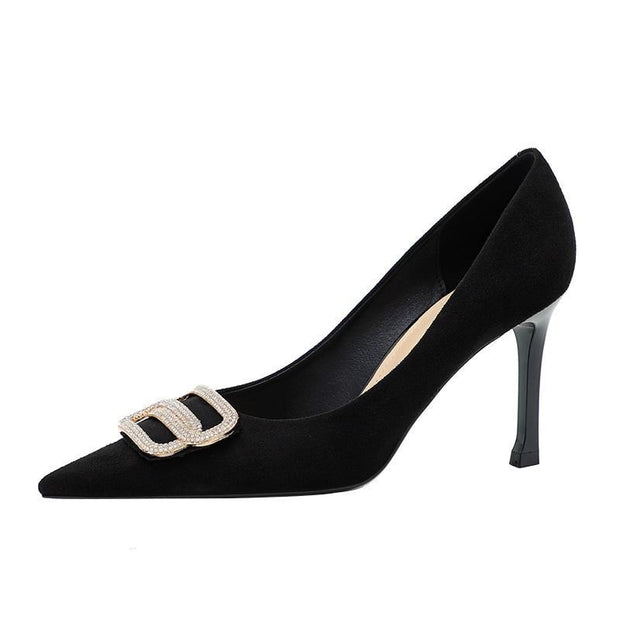 Soft Leather High Heels Female