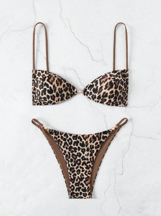 Women's Two-piece Casual Swimsuit P61 Decor