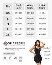  Bodysuit Mid-Thigh Shapewear Tummy Control Seamless