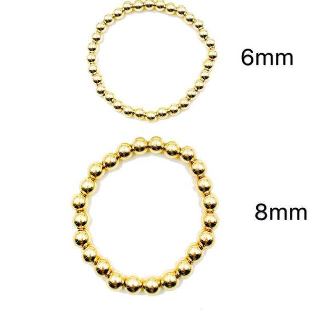 Gold Beaded Bracelet Jewelry