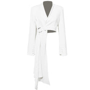 Tailored blazer jacket suit
