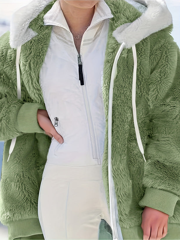Snuggle Up Oversized Plush Jacket
