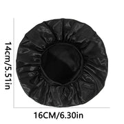 Newly Satin Night Hair Cap Women's Solid Sleeping Hat Sleep Care Bonnet Nightcap For Women Unisex Cap