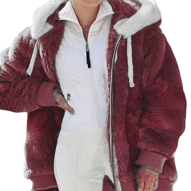 Snuggle Up Oversized Plush Jacket