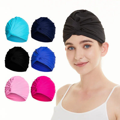 Women Fabric Swimming Cap