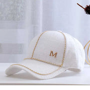 Letter M Baseball Caps For Female