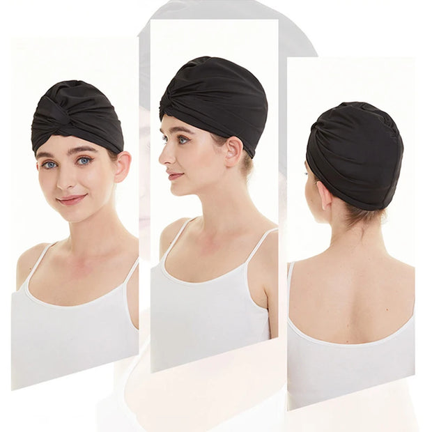 Women Fabric Swimming Cap
