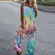 Floral Print Relaxed Fit Jumpsuit