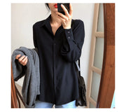 Women Shirt Classic Chiffon Blouse
