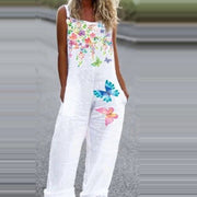 Floral Print Relaxed Fit Jumpsuit