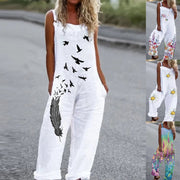 Floral Print Relaxed Fit Jumpsuit