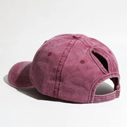 High Ponytail Baseball Cap for Women Spring Summer Sun Hat Running Snapback Hat Messy High Bun Women's Caps Female
