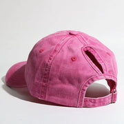 High Ponytail Baseball Cap for Women Spring Summer Sun Hat Running Snapback Hat Messy High Bun Women's Caps Female