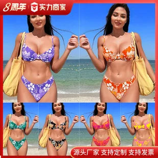 Bikini Swimsuit  New Sexy Slim Fit Backless Swimsuit