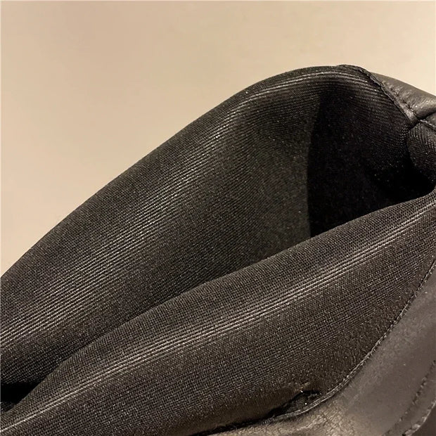 Retro High Western Boots - Bold Streetwear Look