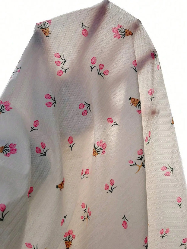 Cozy Bloom Printed Pajama Set