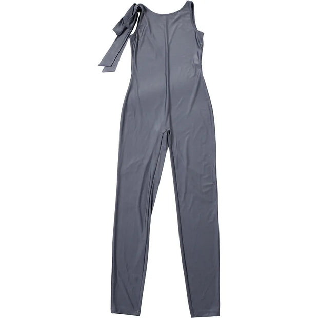 One-Shoulder Slim Fit Jumpsuit