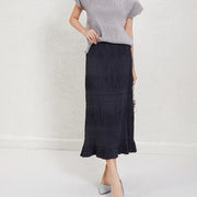 Women's Skirts 2025 Latest Designs Long Skirts for Women Casual Pleated Design High Quality Skirts for Ladies