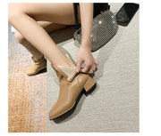 Modern Block Heel Boots - Autumn/Winter