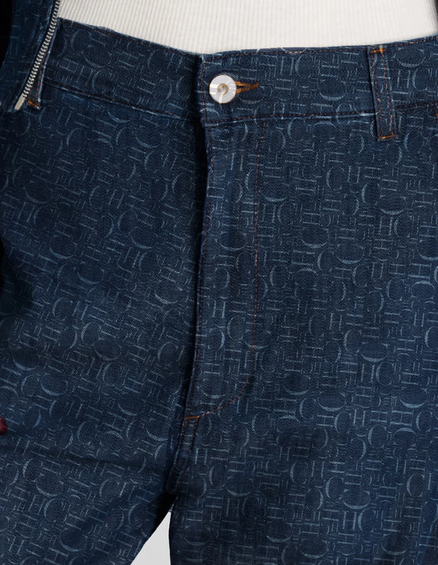 Women Pants Sets Denim Flared Trousers Fashion
