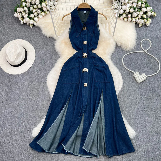 Women's Casual Denim Dress