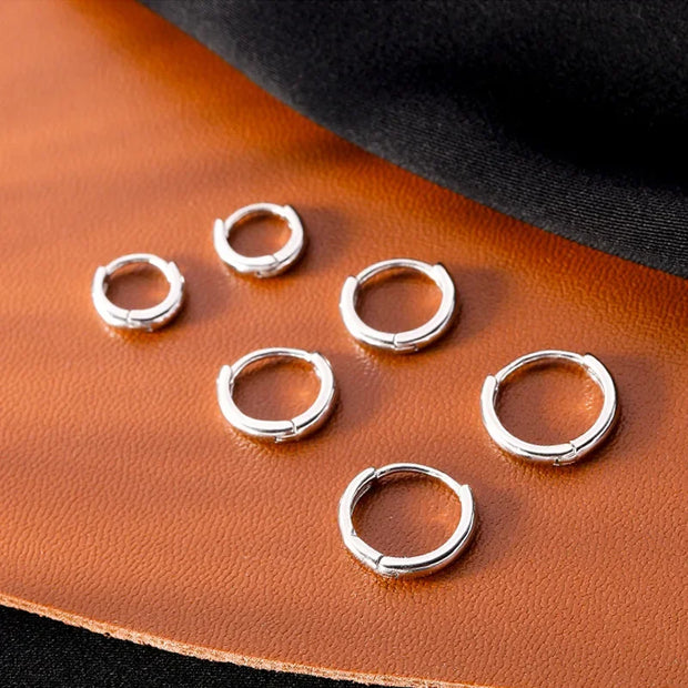 Sterling Silver Minimalist Bohemian Round Ear