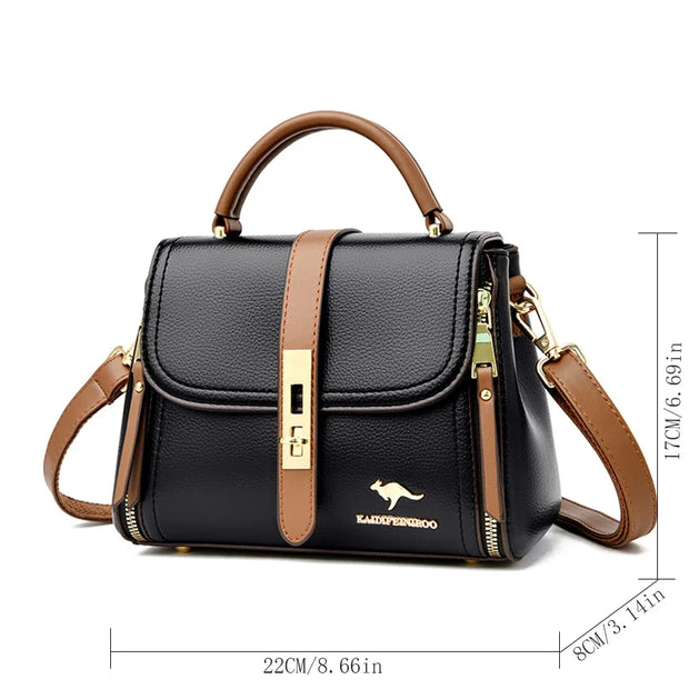 Flip Cover Bilayer Women Purses and Handbags