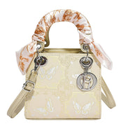 Butterfly Charm Scarf Handle Purse