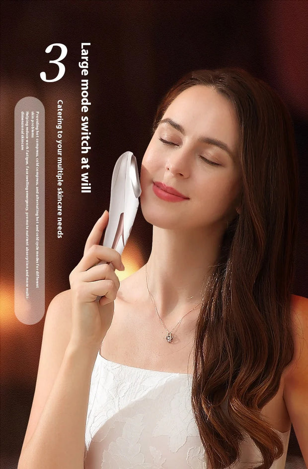 KSKIN New Trending Hot And Cold Vibration Wrinkle Anti-Ageing Eye Massage Dark Circle Removal EMS Beauty Face Eye Care Pen
