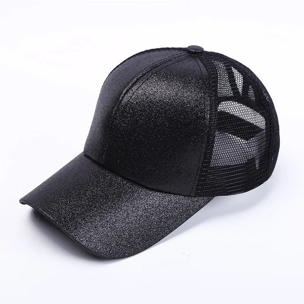 High Ponytail Baseball Cap for Women Spring Summer Sun Hat Running Snapback Hat Messy High Bun Women's Caps Female