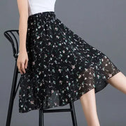 Chiffon Midi Skirts - Elegant Flowing Style