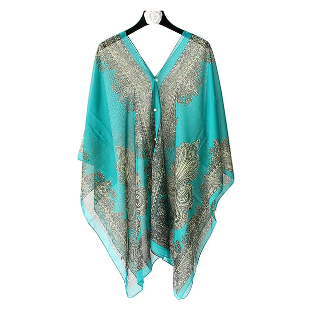 Lightweight Boho Beach Shawl Wrap
