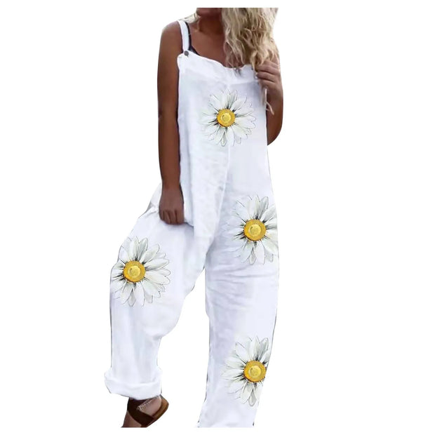 Floral Print Relaxed Fit Jumpsuit