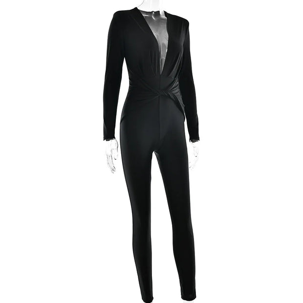 Sexy Deep  Women Jumpsuit